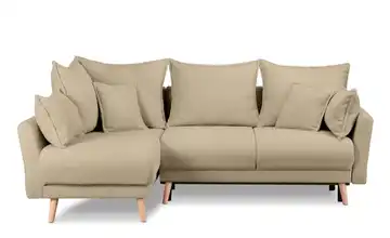 KONSIMO Ecksofa Beige links