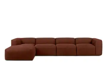 KONSIMO Ecksofa Buffo 365 cm Orange links 6