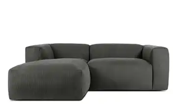 KONSIMO Ecksofa 225 cm Grau links 4