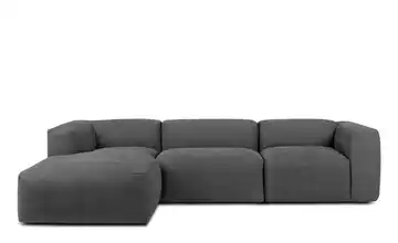 KONSIMO Ecksofa Buffo 285 cm Steingrau links 5
