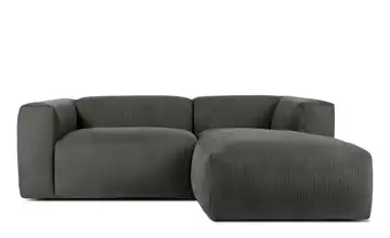 KONSIMO Ecksofa 225 cm Grau rechts 4