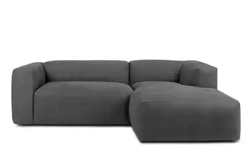 KONSIMO Ecksofa 225 cm Steingrau rechts 4