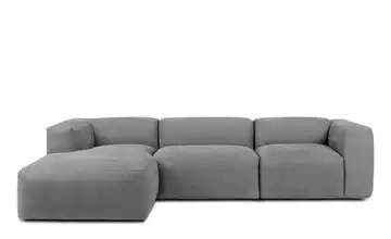KONSIMO Ecksofa Buffo 285 cm Silbergrau links 5