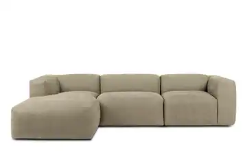 KONSIMO Ecksofa Buffo 285 cm Braun links 5