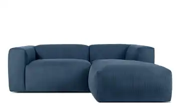 KONSIMO Ecksofa 225 cm Mitternachtsblau rechts 4