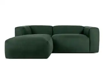 KONSIMO Ecksofa 225 cm Dunkelgrün links 4