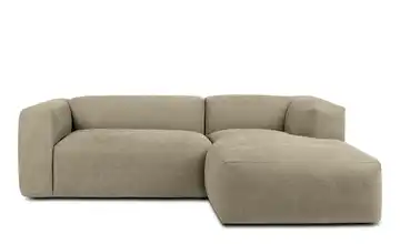 KONSIMO Ecksofa 225 cm Braun rechts 4