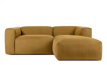 KONSIMO Ecksofa 225 cm Gelb rechts 4