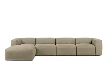 KONSIMO Ecksofa Buffo 365 cm Braun links 6
