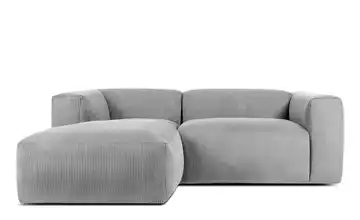 KONSIMO Ecksofa 225 cm Hellgrau links 4