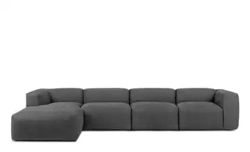 KONSIMO Ecksofa Buffo 365 cm Steingrau links 6