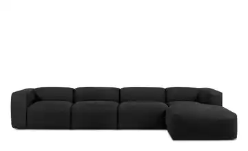 KONSIMO Ecksofa 365 cm Graphit rechts 6