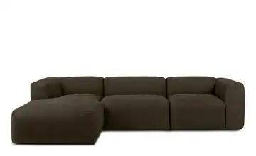 KONSIMO Ecksofa Buffo 285 cm Dunkelbraun links 5