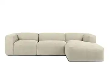 KONSIMO Ecksofa 285 cm Ecru rechts 5