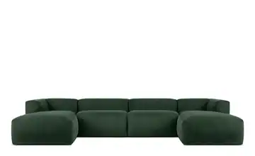 KONSIMO Wohnlandschaft Dunkelgrün