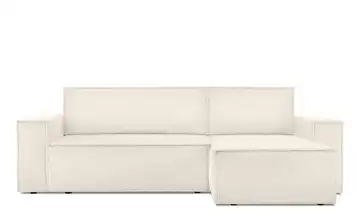 KONSIMO Ecksofa Breite Armlehnen 262 cm Ecru