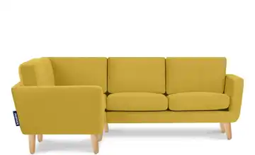 KONSIMO Ecksofa Gelb links