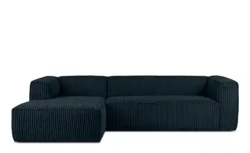 KONSIMO Ecksofa Dunkelblau links