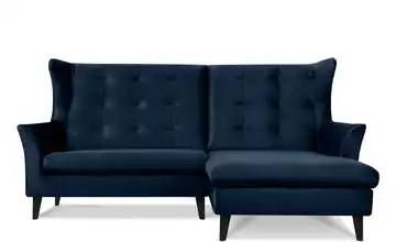 KONSIMO Ecksofa Marineblau rechts