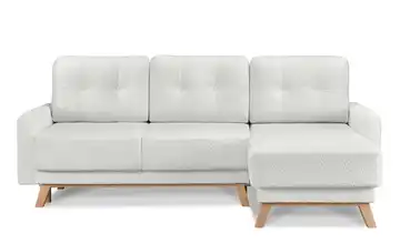 KONSIMO Ecksofa Creme rechts