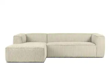 KONSIMO Ecksofa Creme links