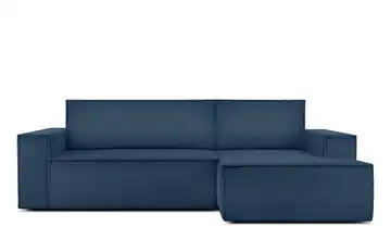 KONSIMO Ecksofa Napi Marineblau rechts