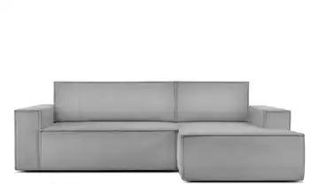 KONSIMO Ecksofa Napi Hellgrau rechts