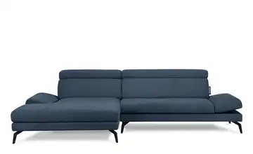 KONSIMO Ecksofa Marineblau links
