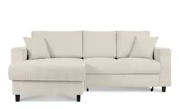 KONSIMO Ecksofa Creme links