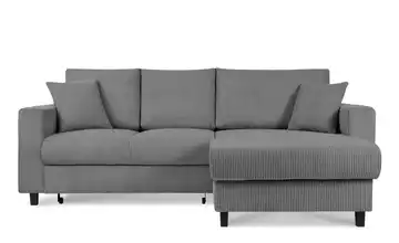 KONSIMO Ecksofa Egret Dunkelgrau rechts