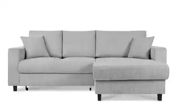 KONSIMO Ecksofa Egret Hellgrau rechts