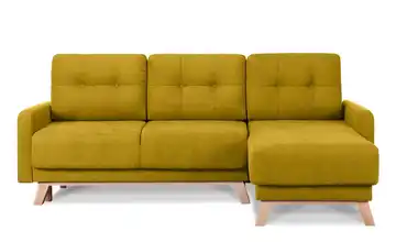 KONSIMO Ecksofa Gelb rechts
