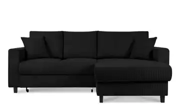 KONSIMO Ecksofa Egret Schwarz rechts