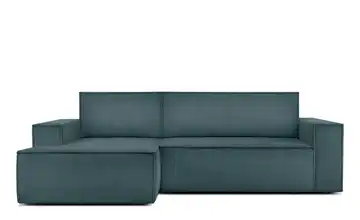 KONSIMO Ecksofa Napi Blau links