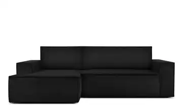 KONSIMO Ecksofa Napi Schwarz links