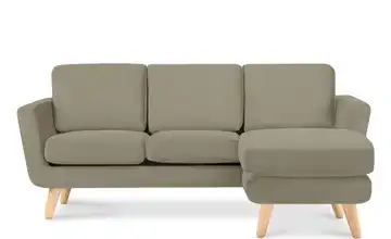 KONSIMO Ecksofa Beige rechts