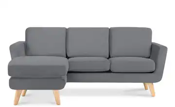 KONSIMO Ecksofa Grau links