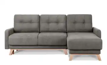 KONSIMO Ecksofa Grau rechts