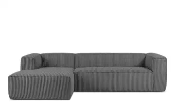 KONSIMO Ecksofa Dunkelgrau links