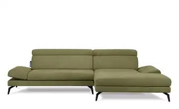 KONSIMO Ecksofa Grün rechts