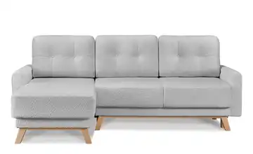 KONSIMO Ecksofa Hellgrau links