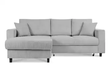 KONSIMO Ecksofa Hellgrau links