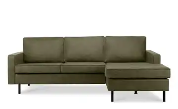 KONSIMO Ecksofa Grün rechts