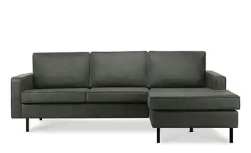 KONSIMO Ecksofa Dunkelgrau rechts