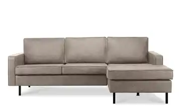 KONSIMO Ecksofa Hellgrau rechts