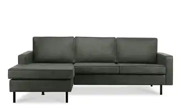 KONSIMO Ecksofa Dunkelgrau links