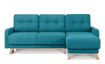 KONSIMO Ecksofa Türkis rechts