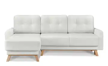 KONSIMO Ecksofa Creme links