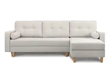 KONSIMO Ecksofa Weiß