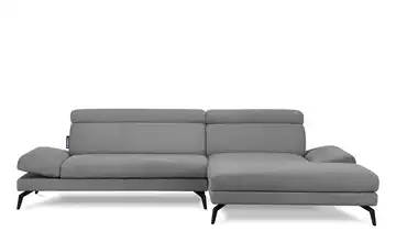 KONSIMO Ecksofa Grau rechts